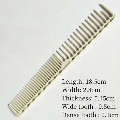 Heat-Resistant Resin Barber Comb