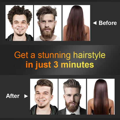 Hair and Beard Hair Straightening Brush