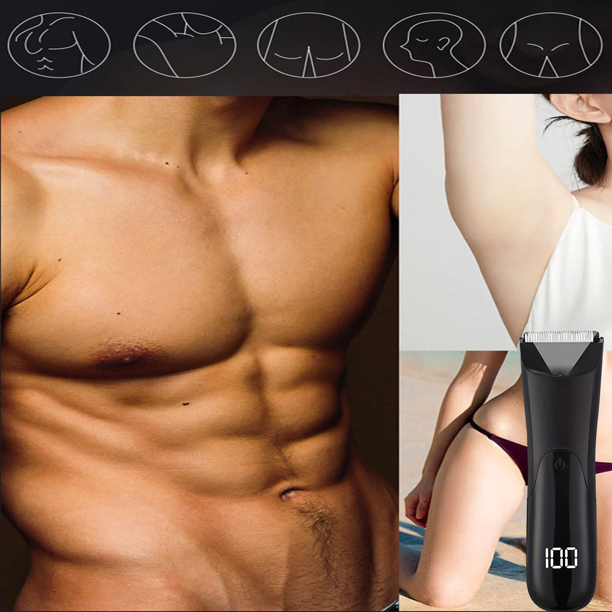Men's Body Hair Trimmer