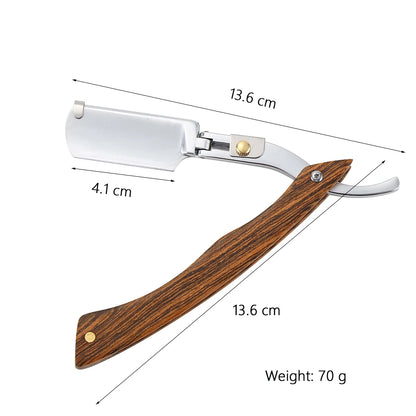 Wood Handle Straight Razor