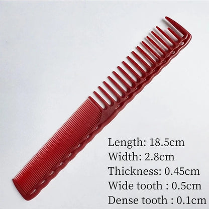 Heat-Resistant Resin Barber Comb